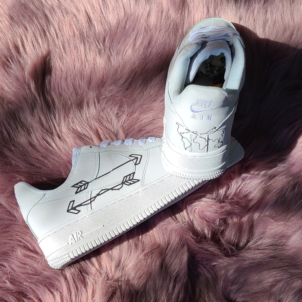 Nike Air Force 1 Customized Size 8 Women
